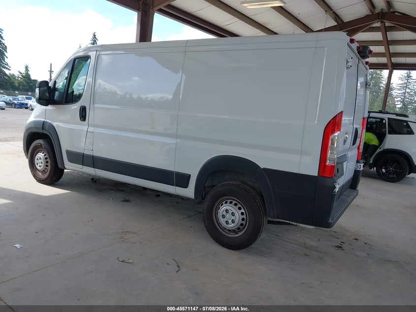 Vin: 3c6mrvwg3re154805, lot: 46069476, ram promaster 3500 tradesman low roof 136 wb w/pass seat 20243
