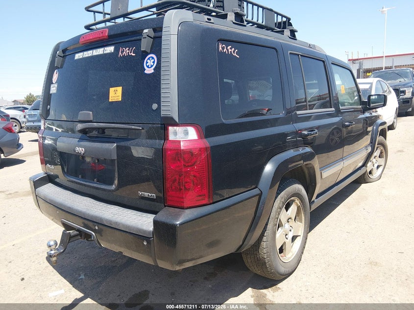 Vin: 1j4rg4gt5ac121983, lot: 46069540, jeep commander sport 20104