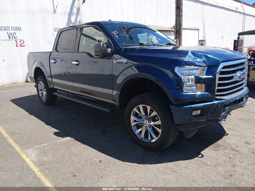 Vin: 1ftew1efxgkf90424, lot: 46069570, ford f-150 xlt 20161