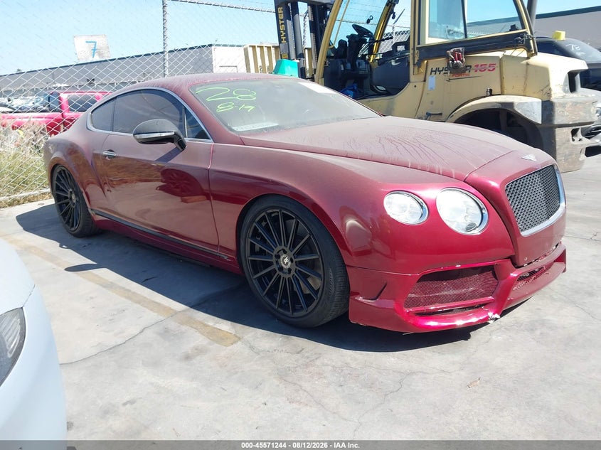 2013 BENTLEY CONTINENTAL GT auction photo 1