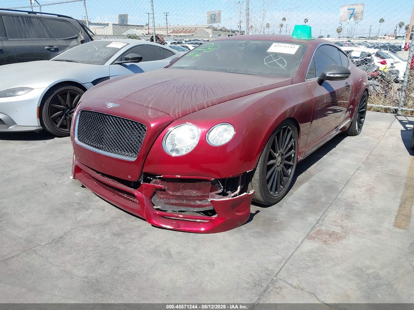 2013 BENTLEY CONTINENTAL GT auction photo 2