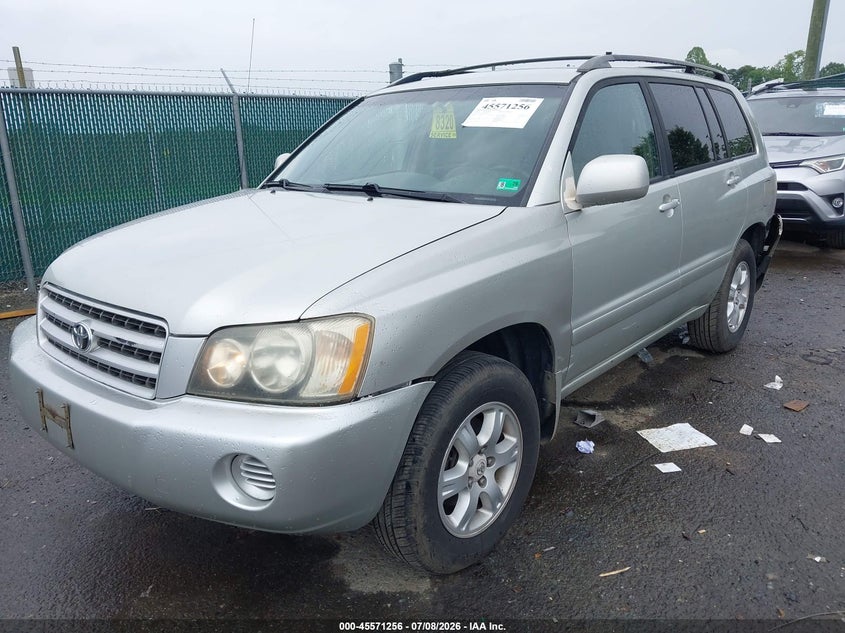 2003 Toyota Highlander, Удар сзади, IAAI, VIN JTEGF21A330080510 — фото 2