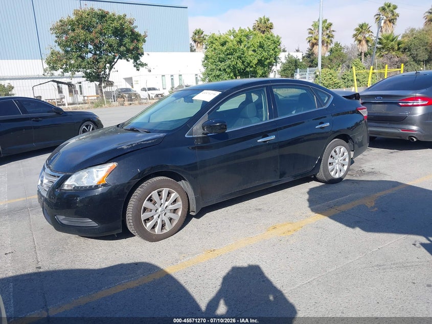 3N1AB7AP5FY300945 2015 Nissan Sentra S photo 1