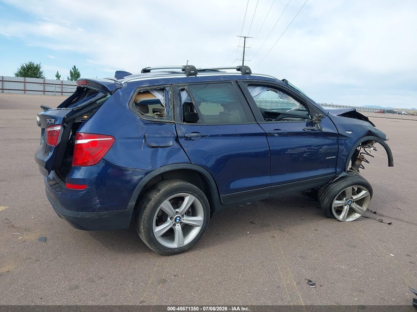 Vin: 5uxwx7c50h0u41014, lot: 46069679, bmw x3 xdrive35i 20174