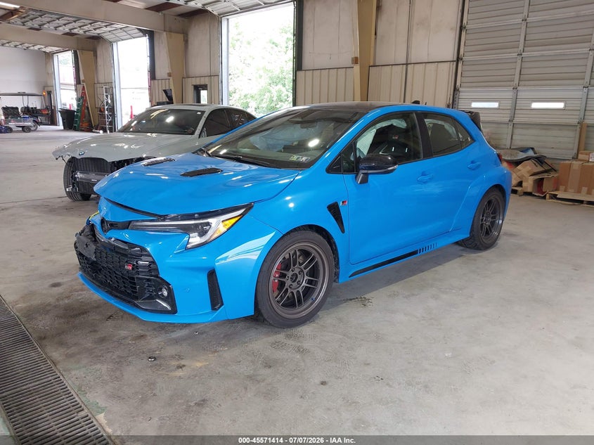 Vin: jtnabaae0ra009489, lot: 46069743, toyota gr corolla circuit 20242
