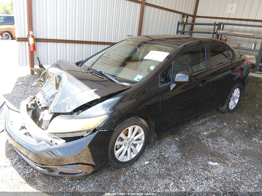 2012 HONDA CIVIC auction photo 2