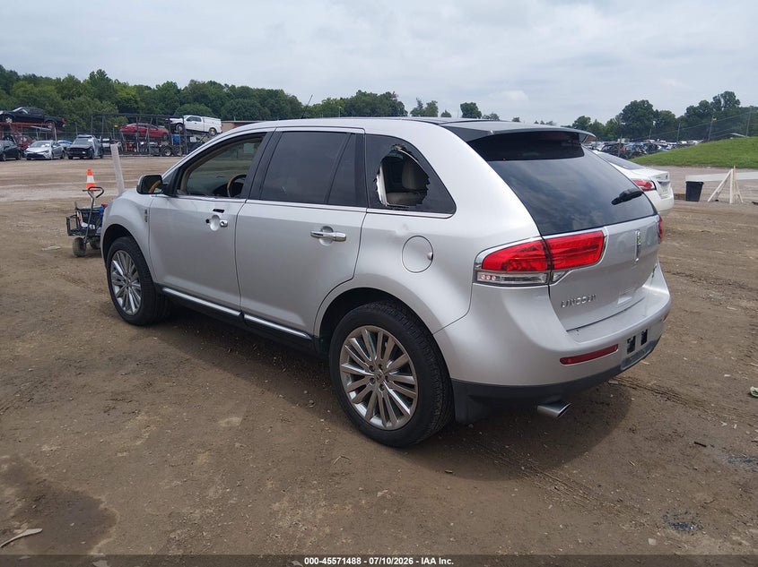 Vin: 2lmdj8jk2bbj28173, lot: 46069817, lincoln mkx 20113
