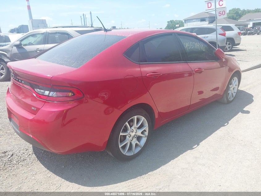 Vin: 1c3cdfba8dd332328, lot: 46069825, dodge dart sxt 20134