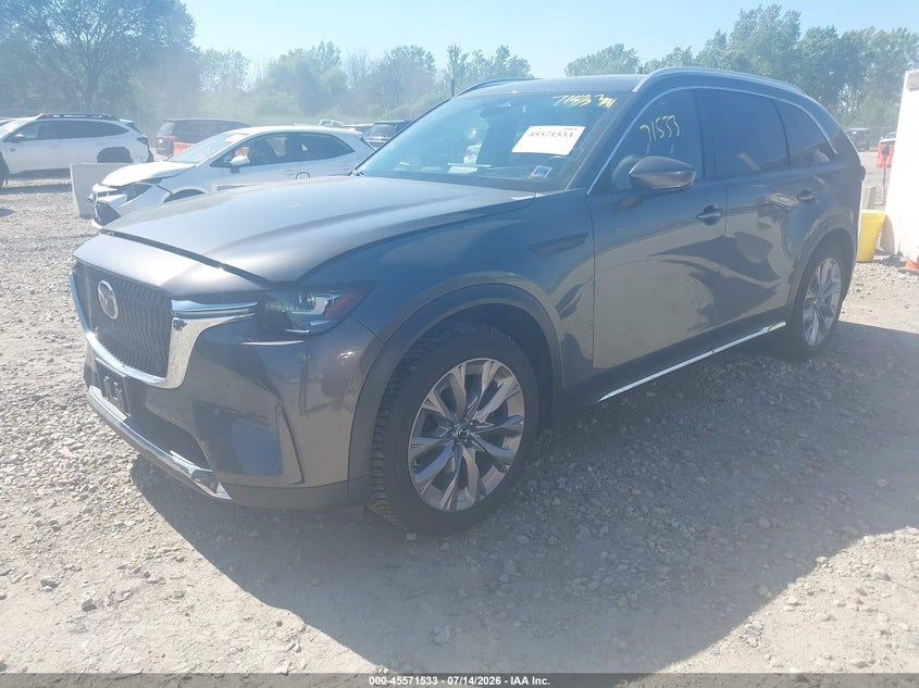 2024 Mazda CX-90, Прісна вода, IAAI, VIN JM3KKEHD4R1131521 — фото 2