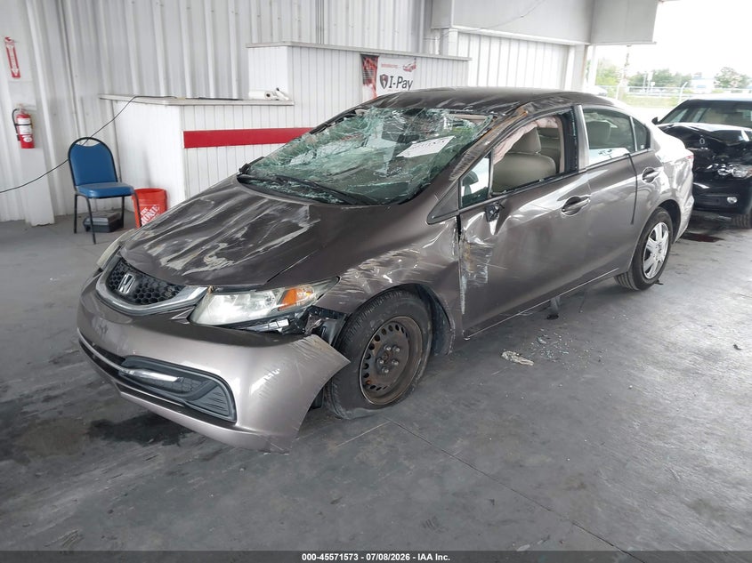 2015 HONDA CIVIC auction photo 2
