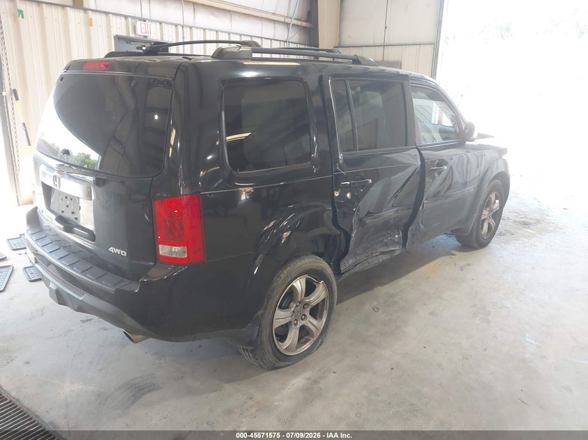 Vin: 5fnyf4h44eb034810, lot: 46069904, honda pilot ex 20144