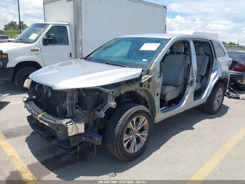 Vin: 5tdzkrfh1gs155800, lot: 46069919, toyota highlander le plus v6 20162
