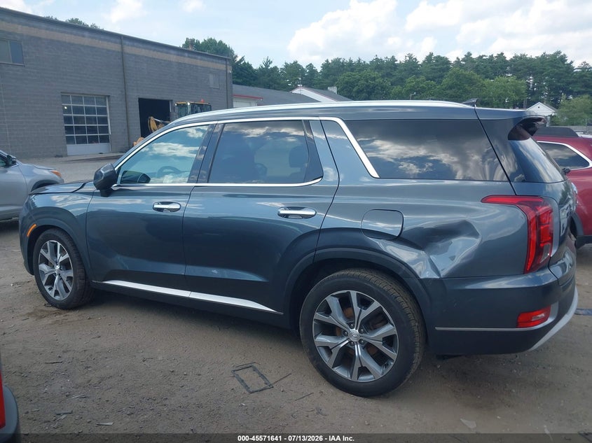 2021 Hyundai Palisade Sel VIN: KM8R4DHE6MU231921 Lot: 45571641