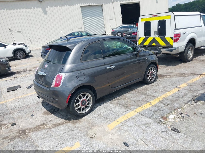 Vin: 3c3cffarxft550088, lot: 46070001, fiat 500 pop 20154