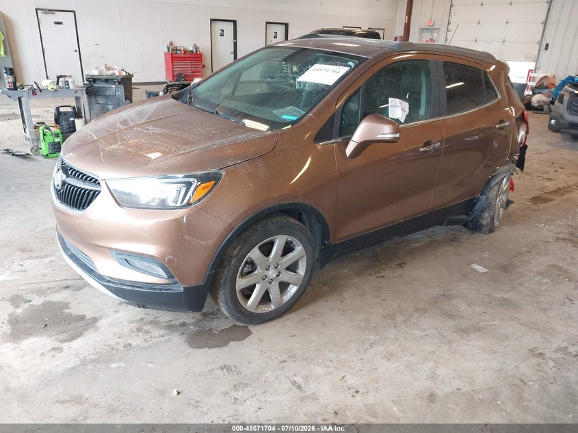 Vin: kl4cjbsb6hb044163, lot: 46070033, buick encore 20172