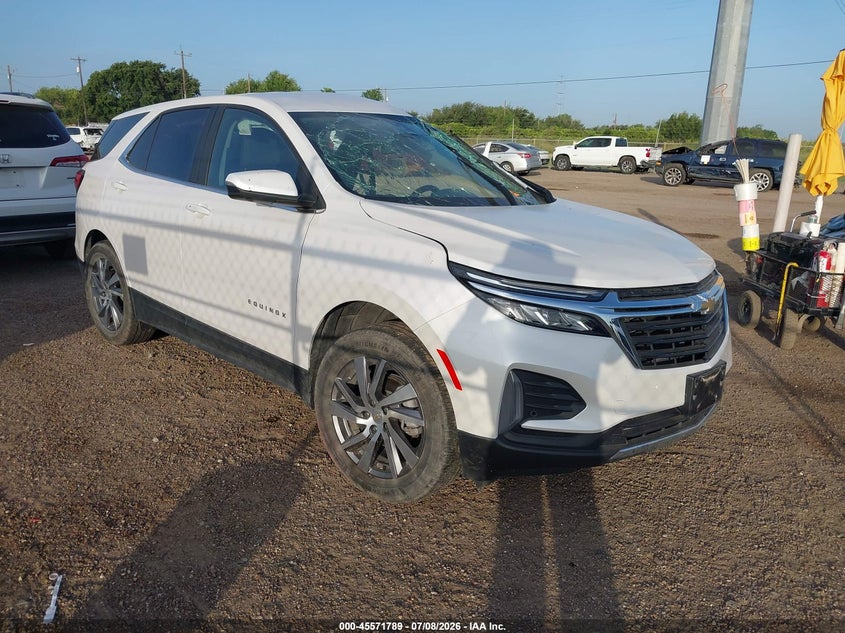 2023 Chevrolet Equinox Fwd Lt, Лівий бік, IAAI, VIN 3GNAXKEG3PL270202