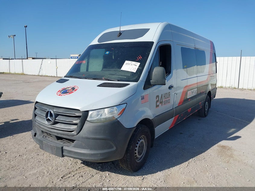 Vin: wd4pf1cd0kp132953, lot: 46070126, mercedes-benz sprinter 2500 high roof v6 20192
