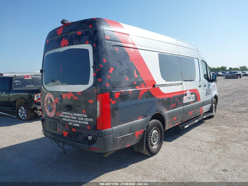 Vin: wd4pf1cd0kp132953, lot: 46070126, mercedes-benz sprinter 2500 high roof v6 20194