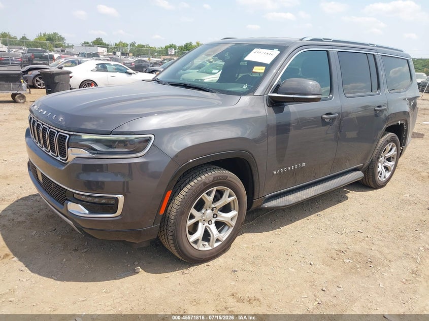 2022 Jeep Wagoneer Series Ii 4X4, Rear, IAAI, VIN 1C4SJVBT4NS165183 — photo 2