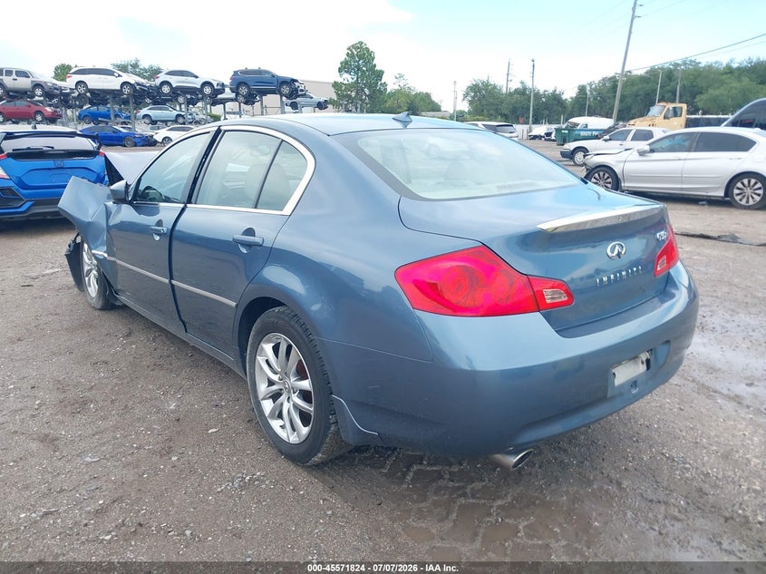 2009 INFINITI G37X auction photo 3