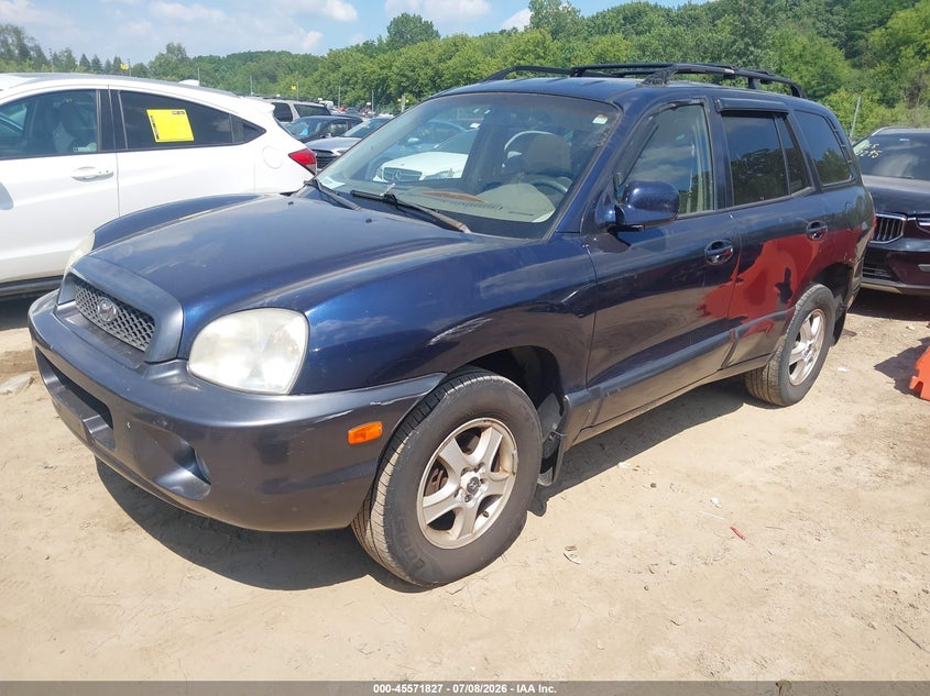 2004 Hyundai Santa Fe, Затоплення, IAAI, VIN KM8SC13E14U693183 — фото 2