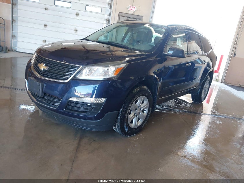 Vin: 1gnkvfed6hj288922, lot: 46070204, chevrolet traverse ls 20172
