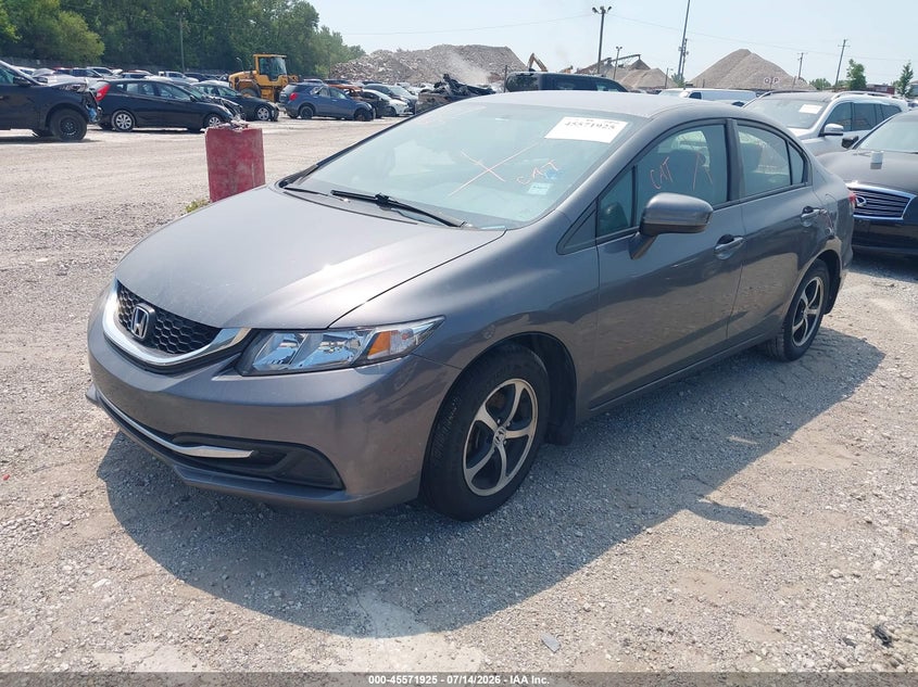 2015 Honda Civic, Unknown, IAAI, VIN 19XFB2F72FE044229 — photo 2