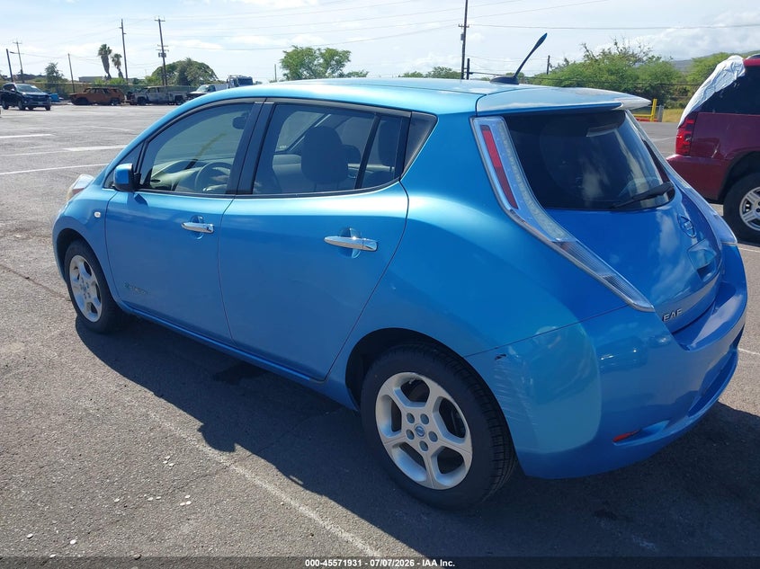 2011 NISSAN LEAF auction photo 3