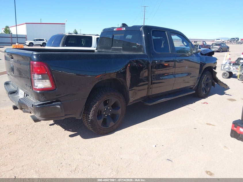 Vin: 1c6srfbt9kn578698, lot: 46070290, ram 1500 big horn/lone star  4x4 6'4 box 20194