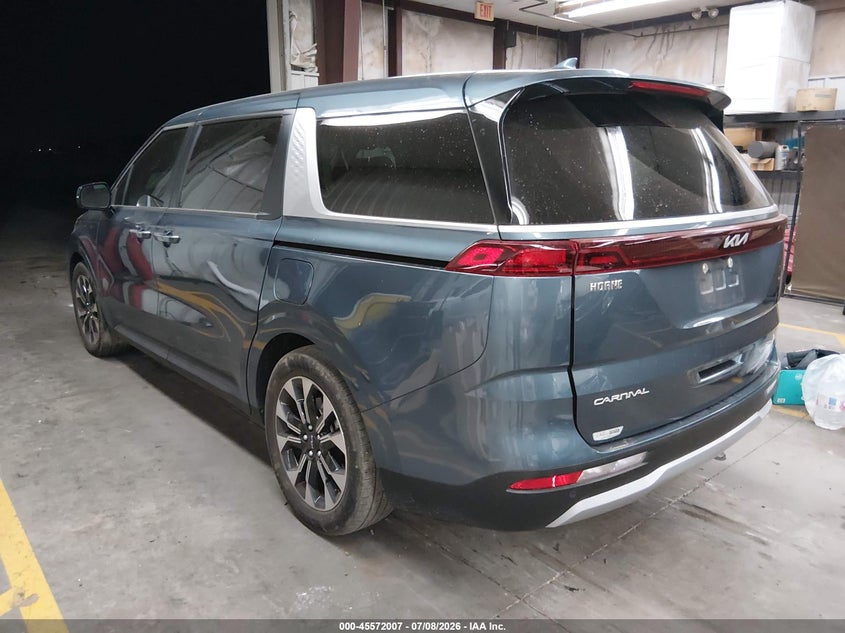 Vin: kndnc5h37r6448173, lot: 46070336, kia carnival mpv ex 20243