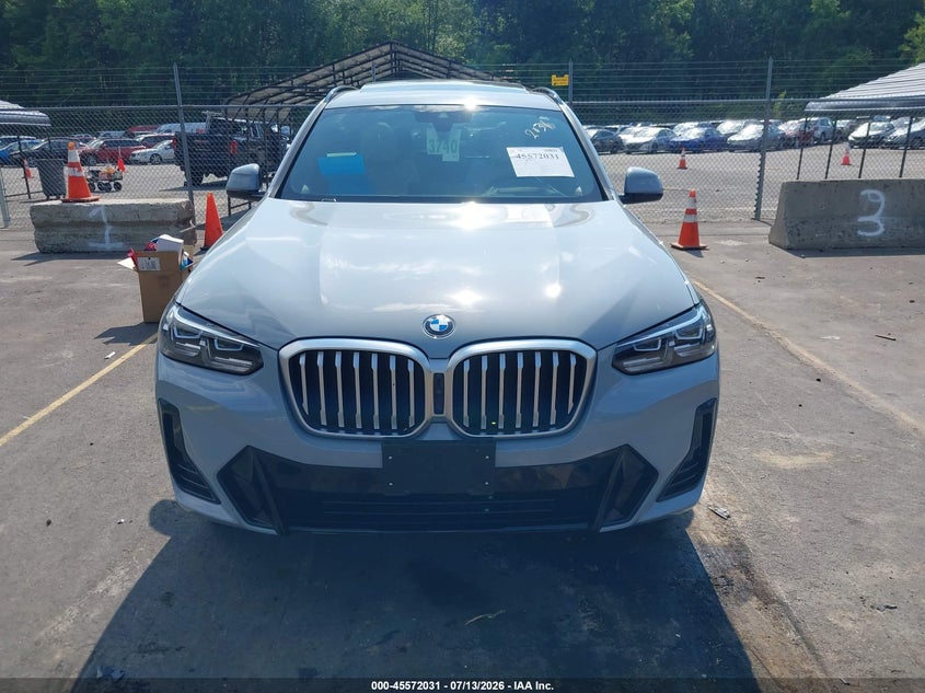 2023 BMW X3 xDrive30I VIN: 5UX53DP04P9R95638 Lot: 45572031