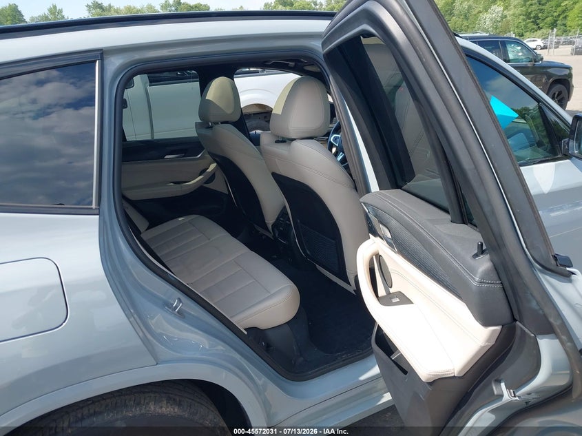 2023 BMW X3 xDrive30I VIN: 5UX53DP04P9R95638 Lot: 45572031