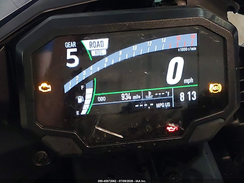 2025 Kawasaki Zx636 K VIN: JKBZXJJ16SA023172 Lot: 45572062