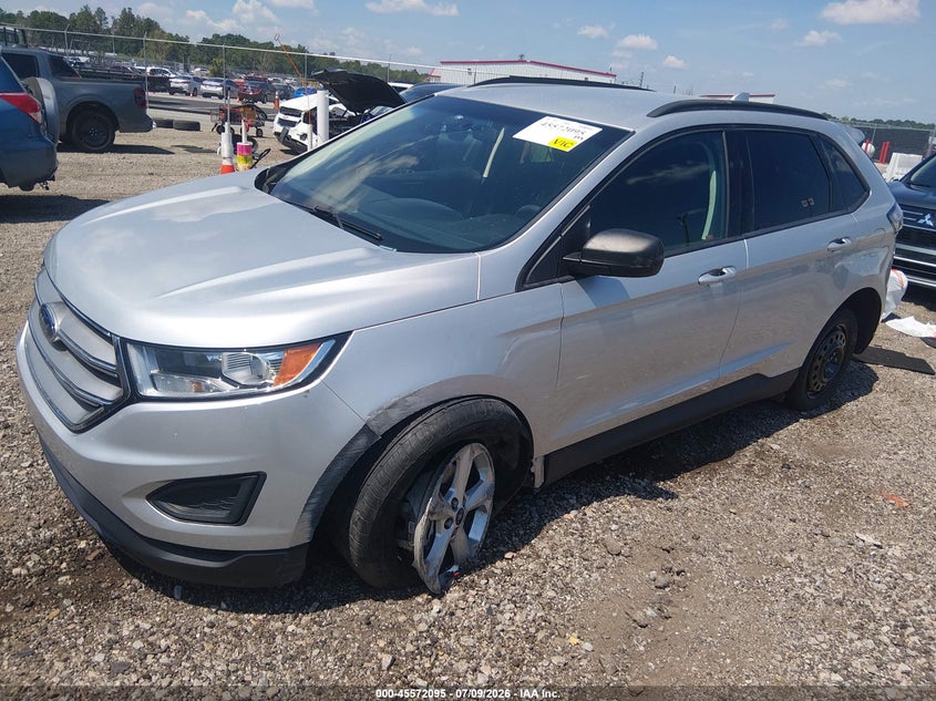 Vin: 2fmtk3g87fbb76003, lot: 46070424, ford edge se 20152