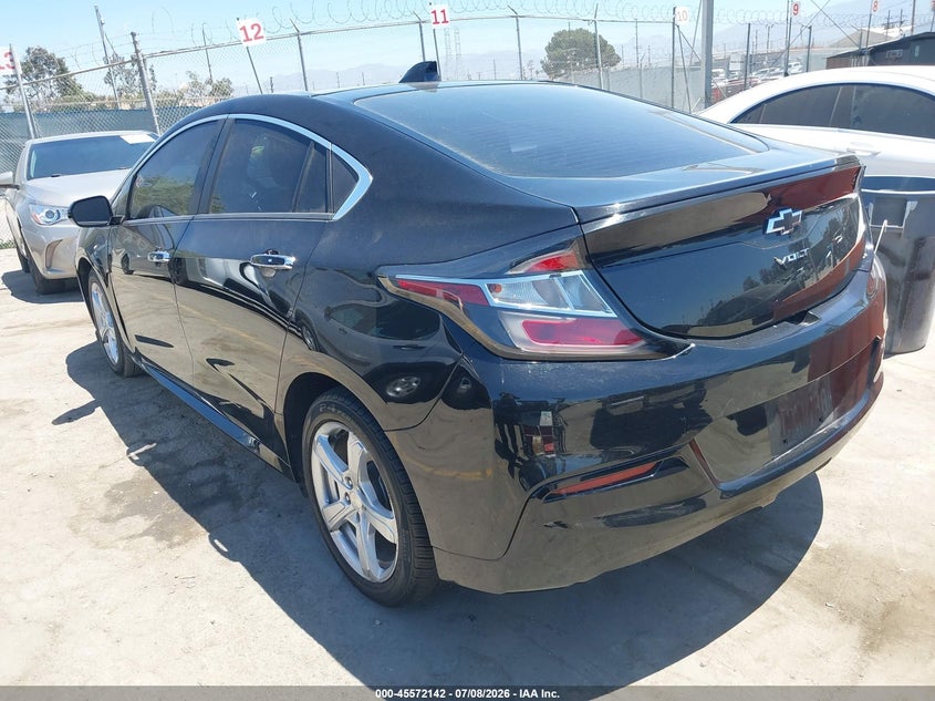 Vin: 1g1rc6s53ju153291, lot: 46070471, chevrolet volt lt 20183