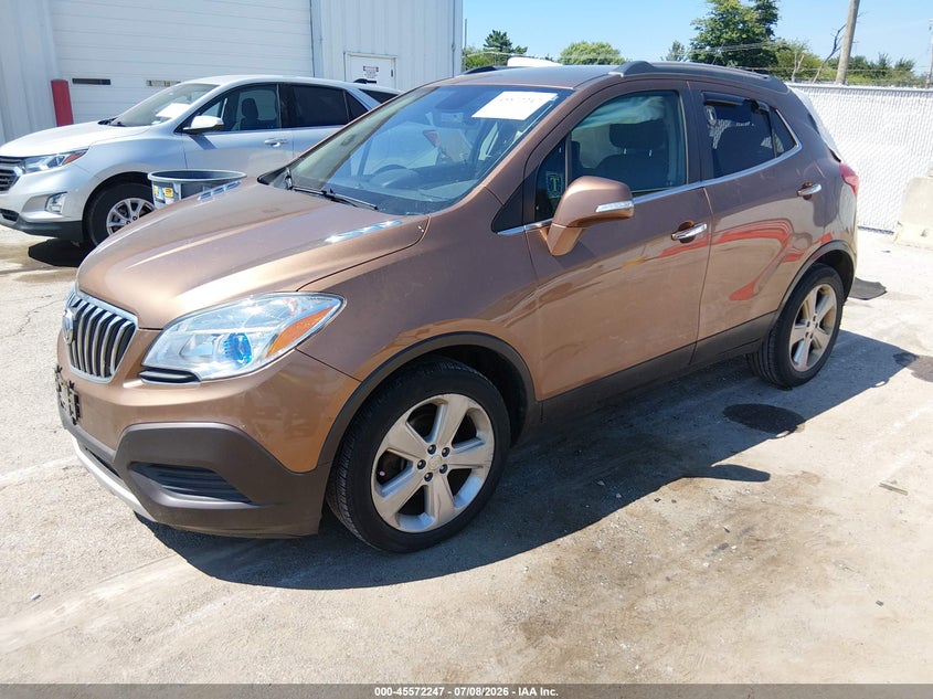 Vin: kl4cjasb8gb619811, lot: 46070576, buick encore 20162