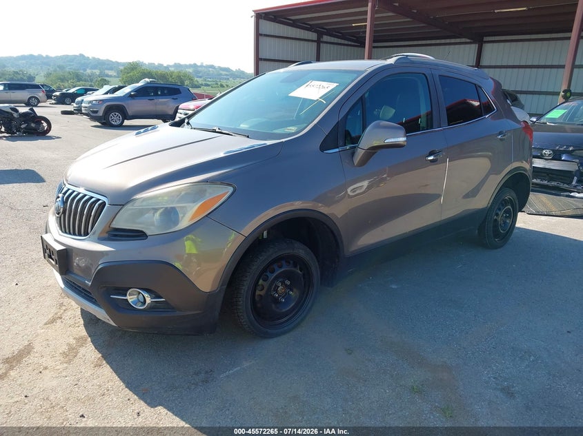 Vin: kl4cjfsb4fb081961, lot: 46070594, buick encore convenience 20152