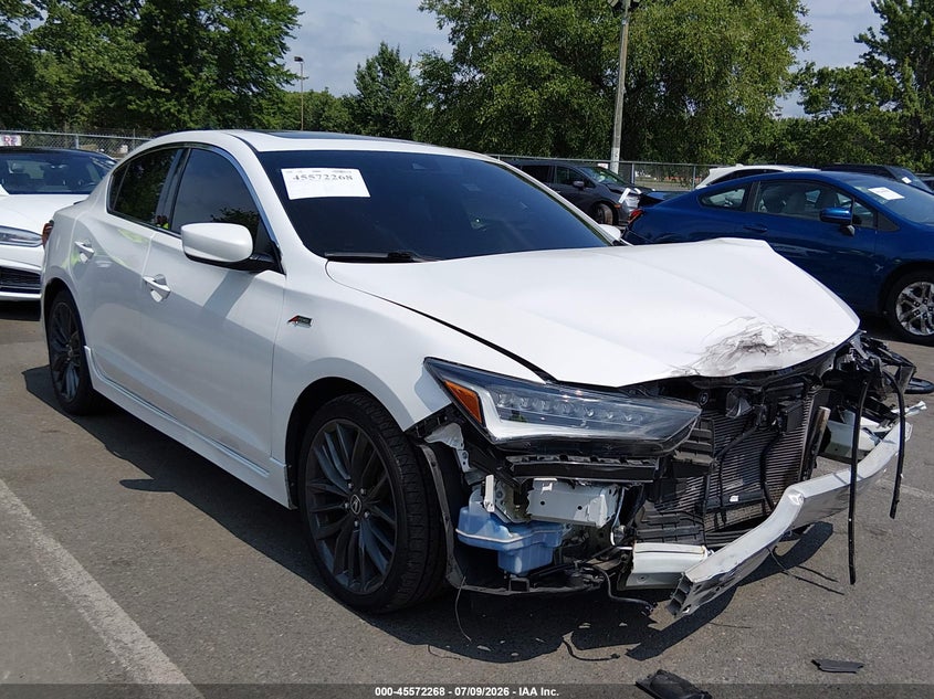 2022 Acura Ilx Premium A-Spec Packages/Technology A-Spec Packages, Перёд, IAAI, VIN 19UDE2F87NA007221