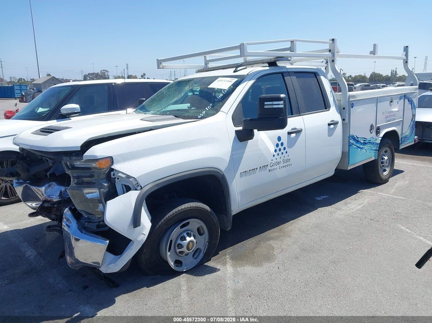 2023 Chevrolet Silverado, Front End, IAAI, VIN 1GB2WLE73PF175045 — photo 2