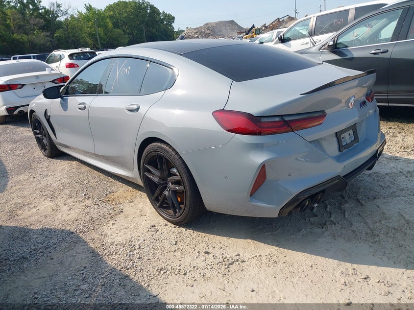 Vin: wbsgv0c06pcl69216, lot: 46070651, bmw m8 gran coupe competition 20233