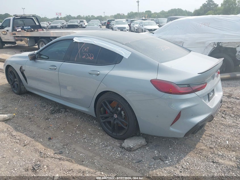 Vin: wbsgv0c06pcl69216, lot: 46070651, bmw m8 gran coupe competition 20233
