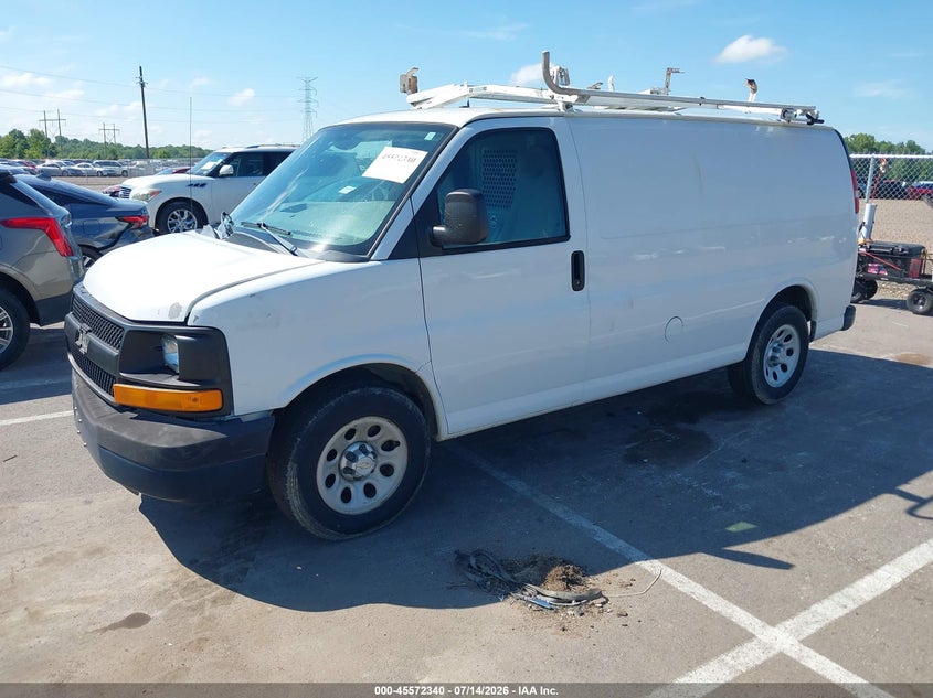 Vin: 1gcsgafx4c1133180, lot: 46070669, chevrolet express 1500 work van 20122