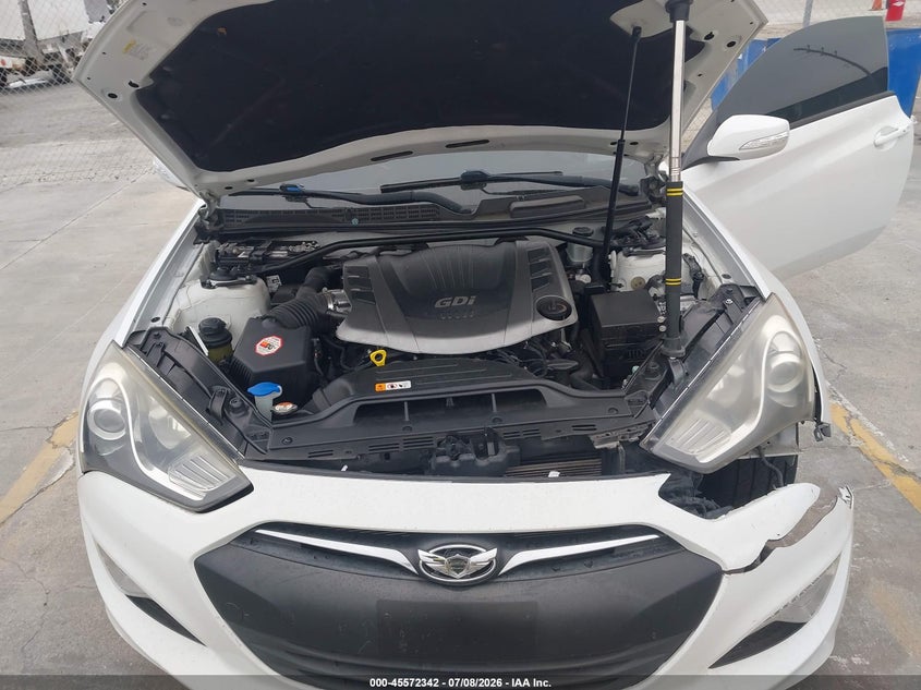 2013 Hyundai Genesis 3.8 Grand Touring VIN: KMHHU6KJ1DU109125 Lot: 45572342