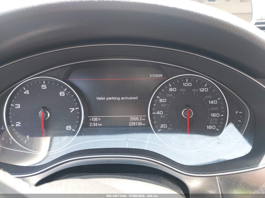 2012 Audi A6 3.0T Prestige VIN: WAUHGAFC5CN080664 Lot: 45572385