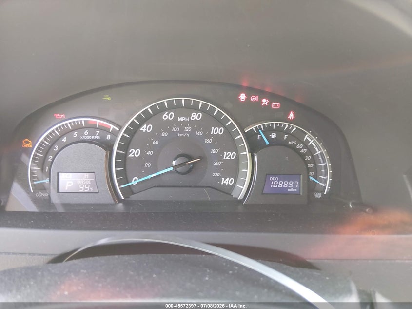 2012 TOYOTA CAMRY auction photo 7