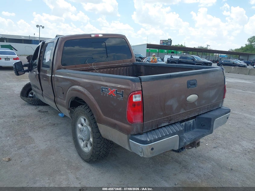 Vin: 1ft7w2bt7bec19544, lot: 46070774, ford super duty f-250 srw lariat 20113