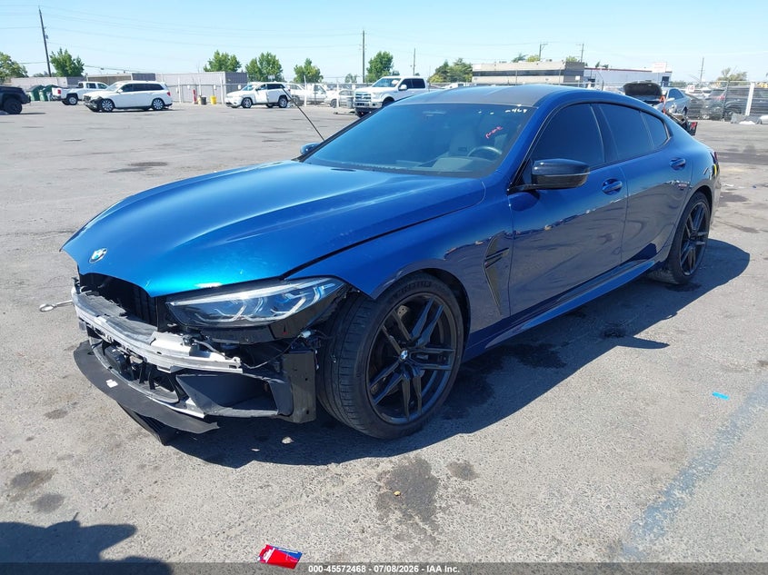 Vin: wbsgv0c05mcf84231, lot: 46070797, bmw m8 gran coupe 20212
