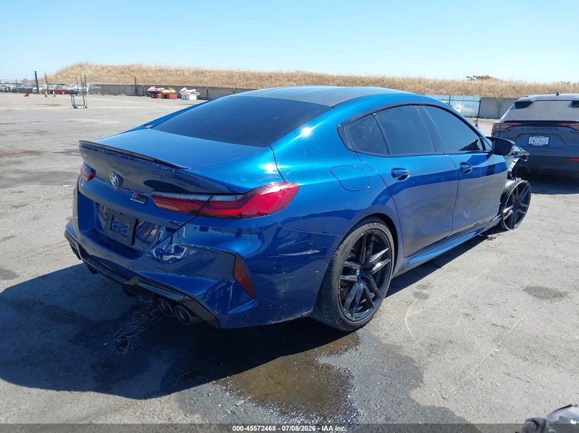 Vin: wbsgv0c05mcf84231, lot: 46070797, bmw m8 gran coupe 20214