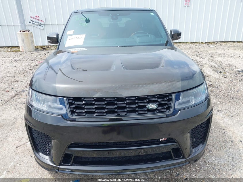 2020 Land Rover Range Rover Sport Svr VIN: SALWZ2RE5LA740208 Lot: 45572473