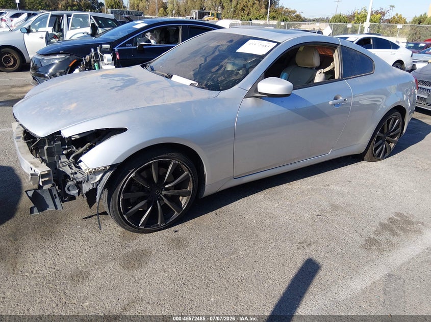 2008 Infiniti G, Front End, IAAI, VIN JNKCV64E98M104710 — photo 2